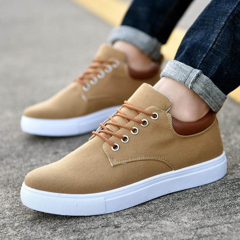Herren Sneaker Aus Canvas Mit Vielseitigem Design