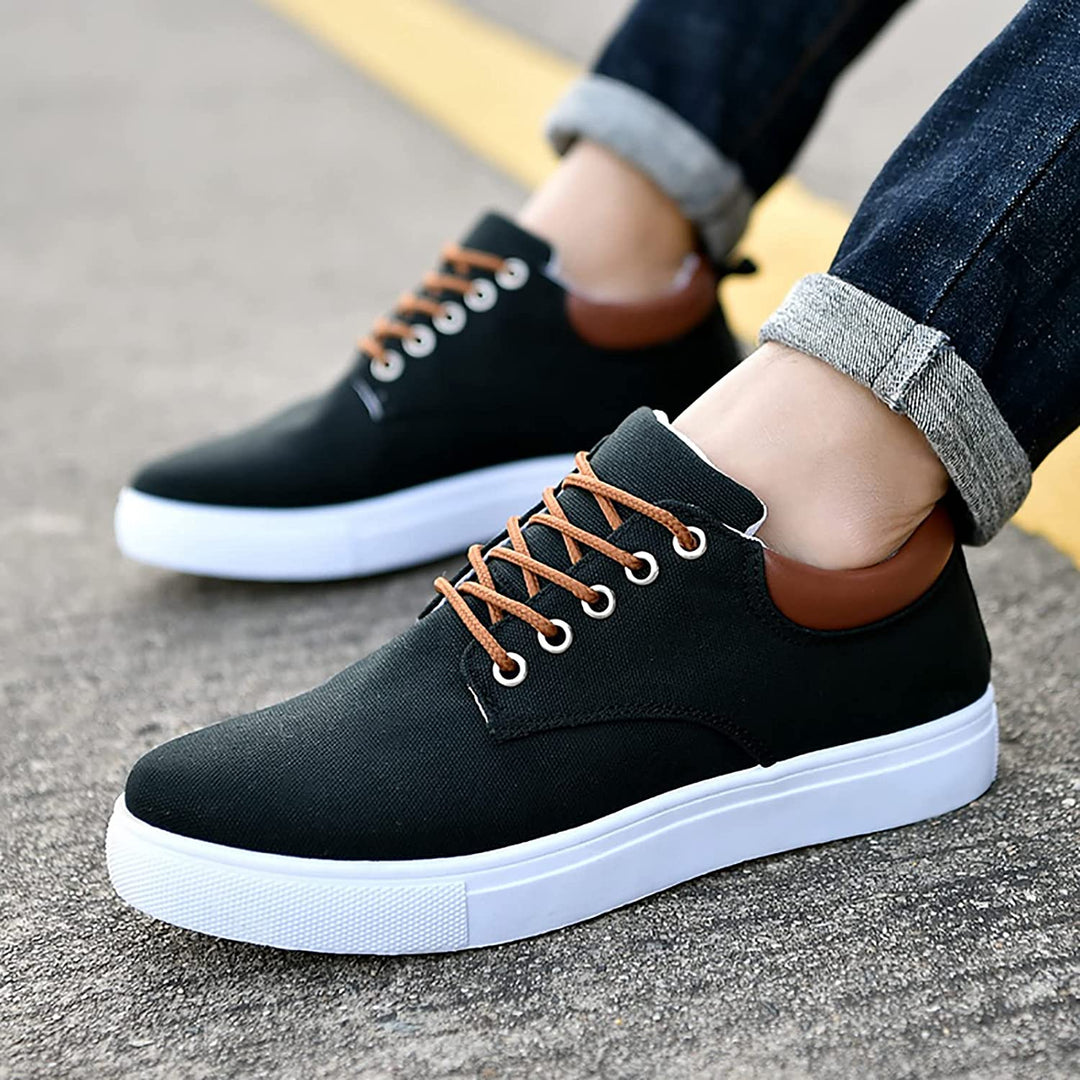 Herren Sneaker Aus Canvas Mit Vielseitigem Design
