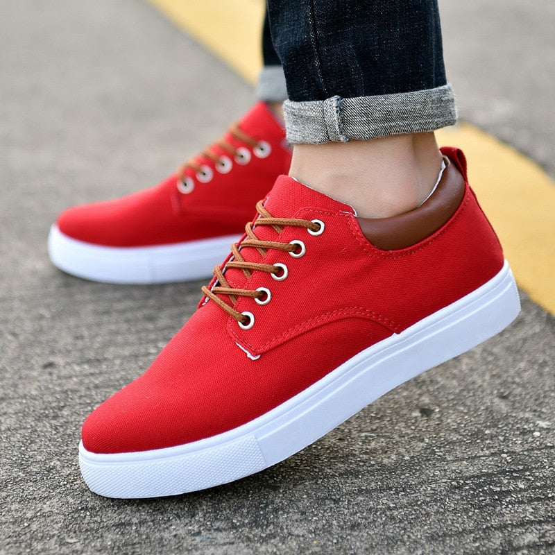 Herren Sneaker Aus Canvas Mit Vielseitigem Design