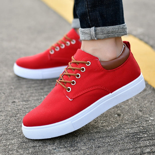 Herren Sneaker Aus Canvas Mit Vielseitigem Design