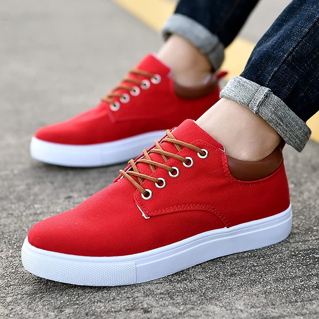 Herren Sneaker Aus Canvas Mit Vielseitigem Design