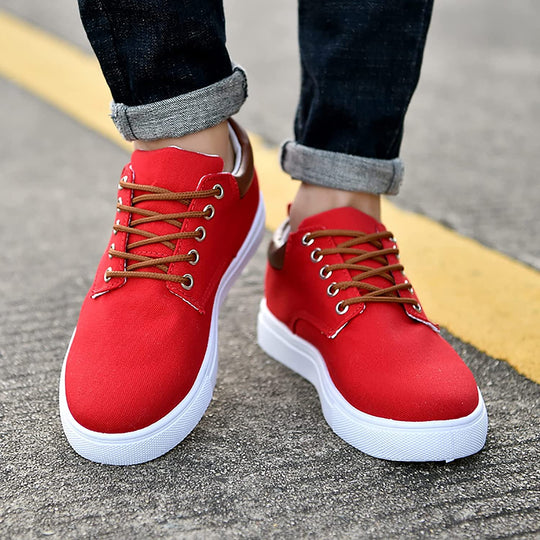 Herren Sneaker Aus Canvas Mit Vielseitigem Design