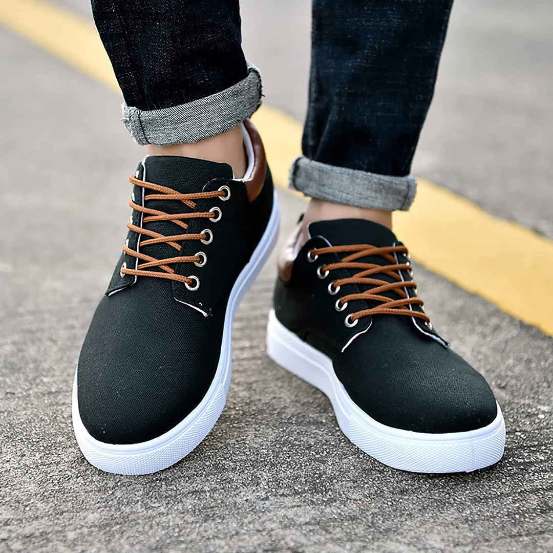 Herren Sneaker Aus Canvas Mit Vielseitigem Design