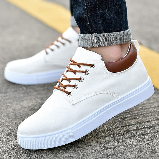 Herren Sneaker Aus Canvas Mit Vielseitigem Design