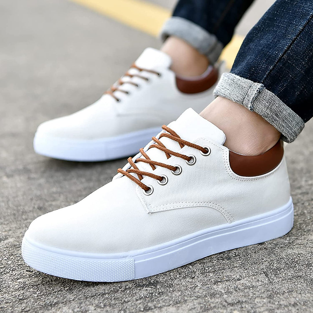 Herren Sneaker Aus Canvas Mit Vielseitigem Design