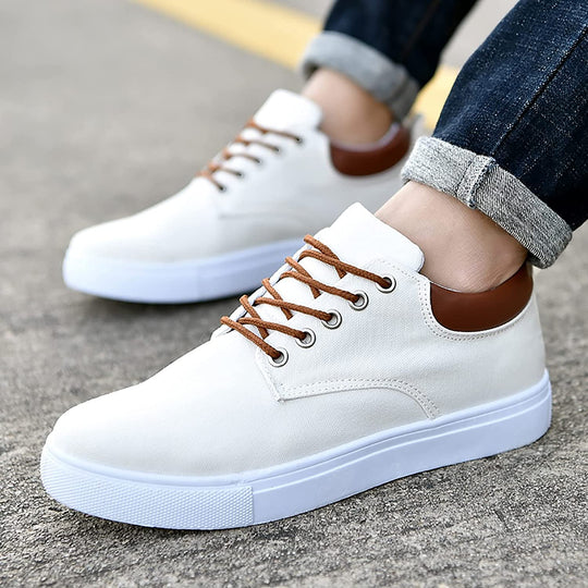 Herren Sneaker Aus Canvas Mit Vielseitigem Design