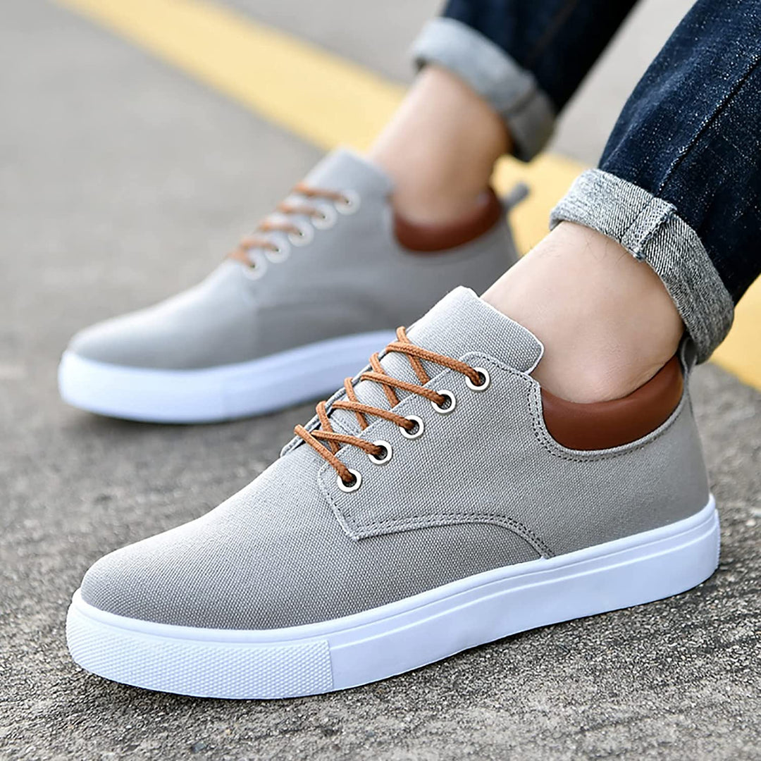 Herren Sneaker Aus Canvas Mit Vielseitigem Design