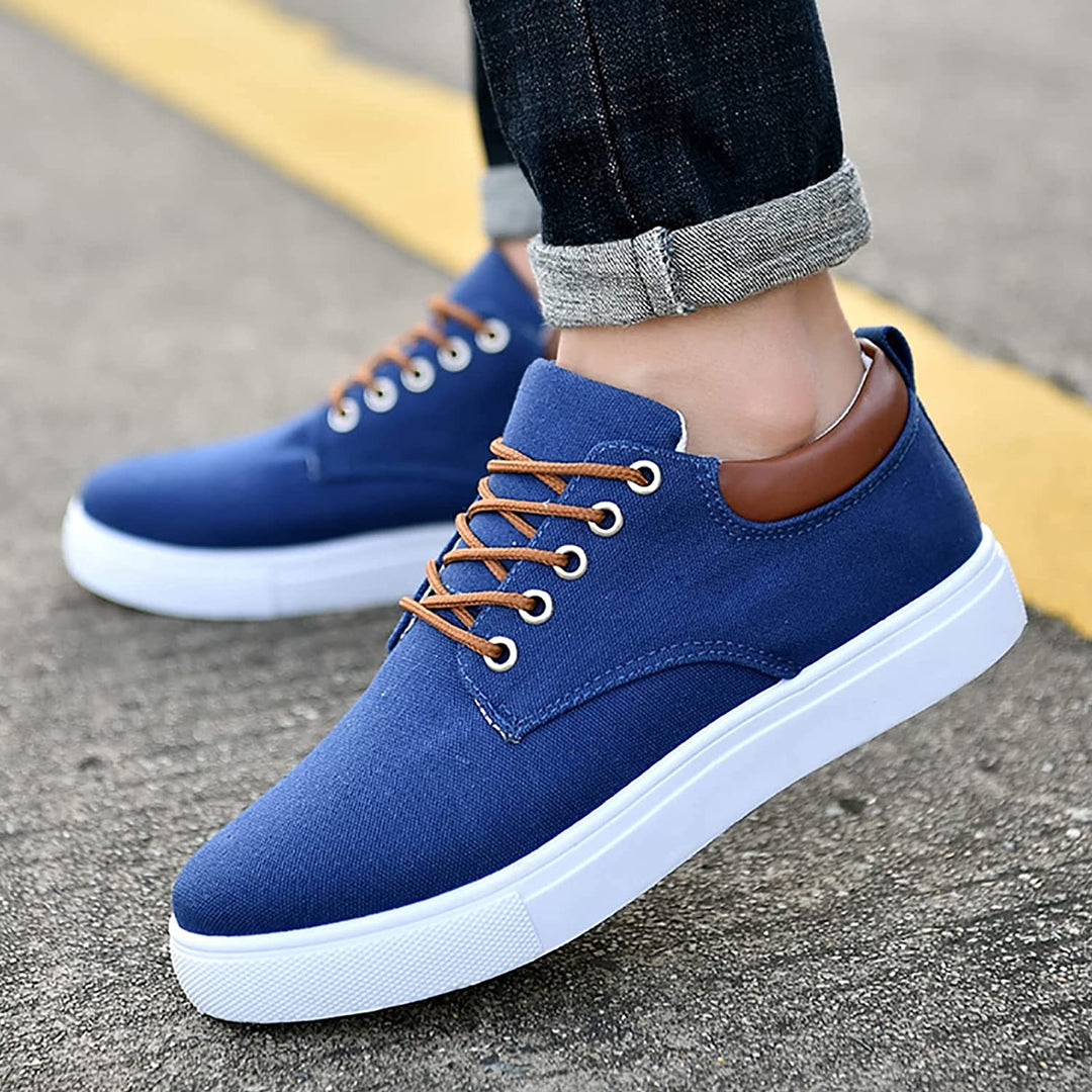 Herren Sneaker Aus Canvas Mit Vielseitigem Design