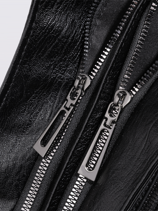 Geräumige Tote Bag mit Reißverschlüssen für Damen