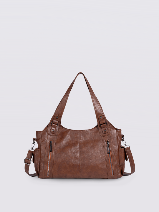 Geräumige Tote Bag mit Reißverschlüssen für Damen