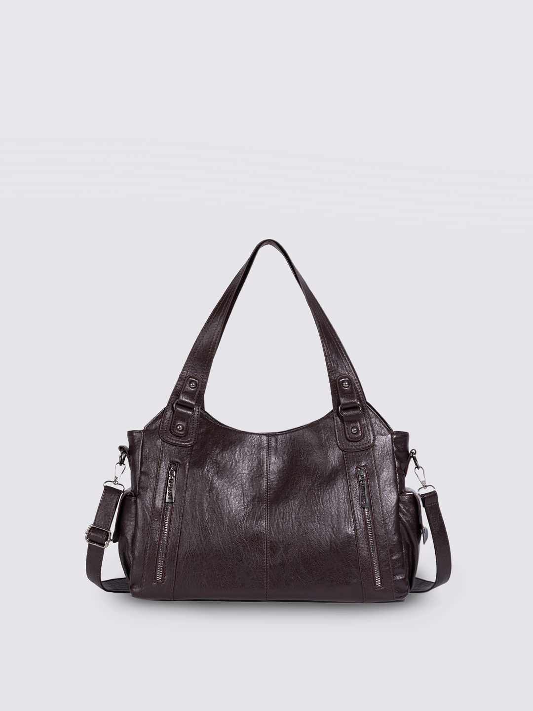 Geräumige Tote Bag mit Reißverschlüssen für Damen