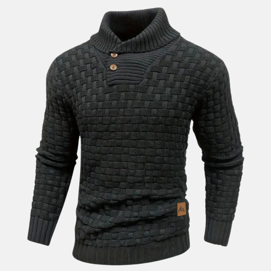 Herren Klassischer Strickpullover Mit Modernem Design