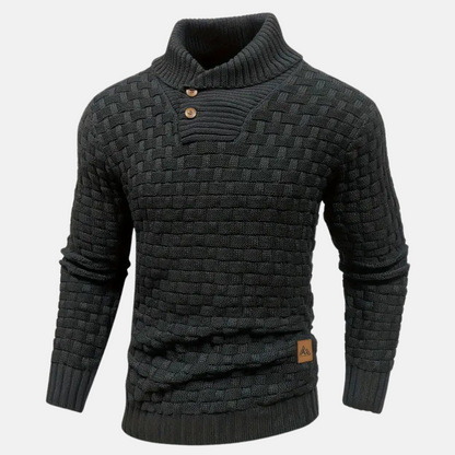 Herren Klassischer Strickpullover Mit Modernem Design