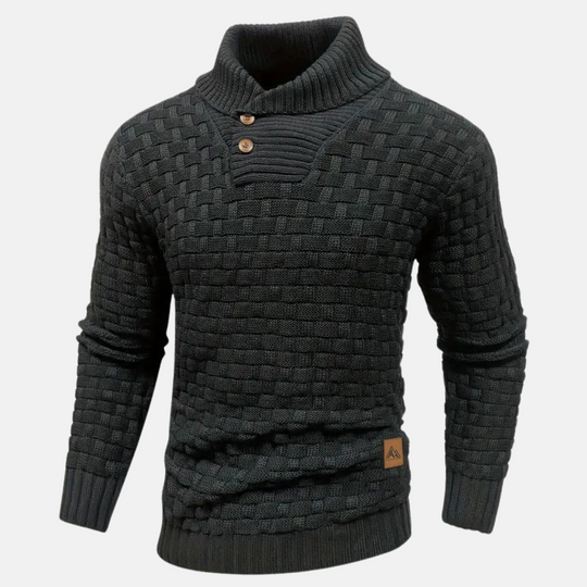 Herren Klassischer Strickpullover Mit Modernem Design