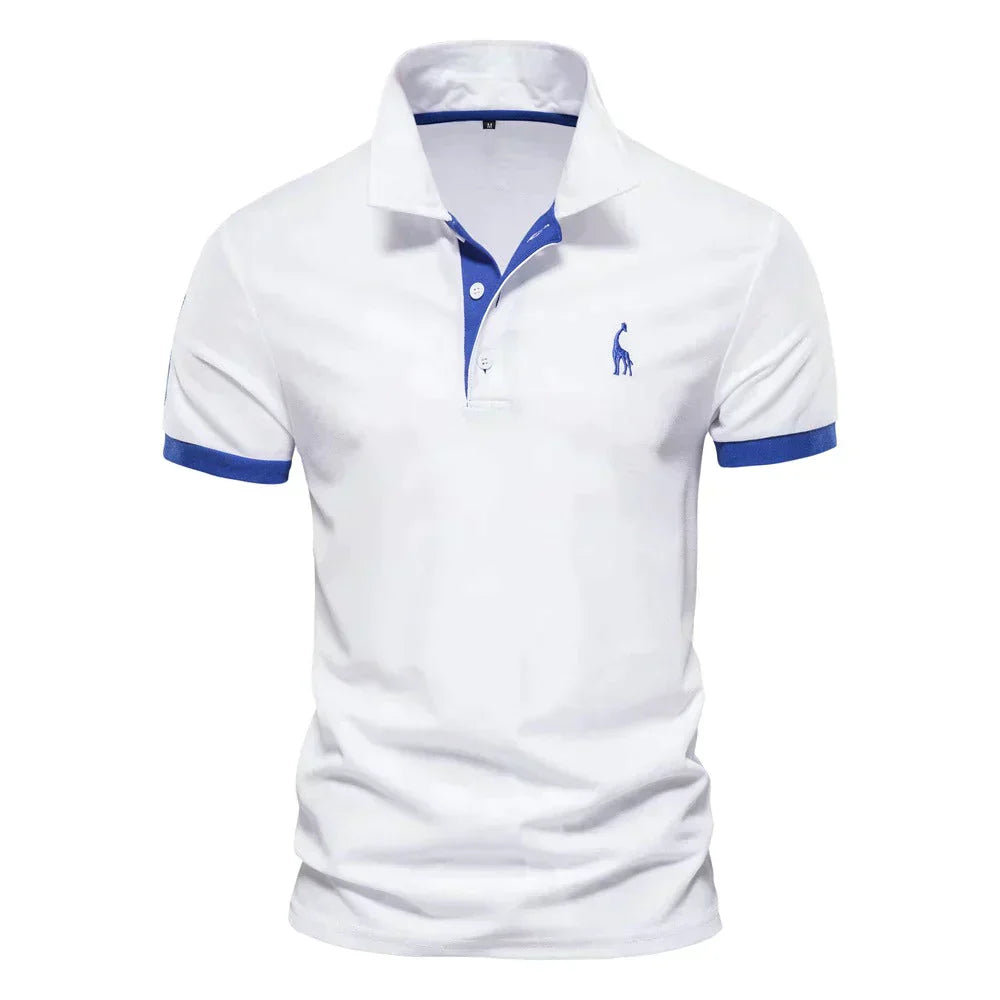 Herren Klassisches Baumwoll-Poloshirt