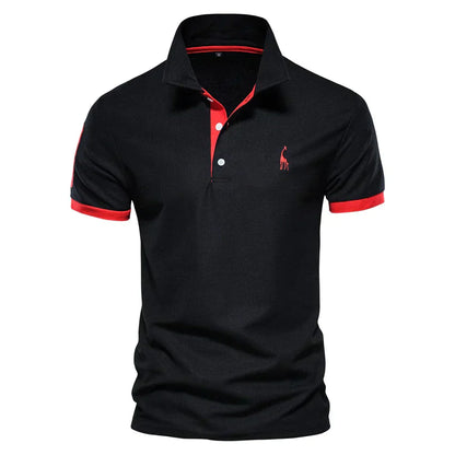 Herren Klassisches Baumwoll-Poloshirt