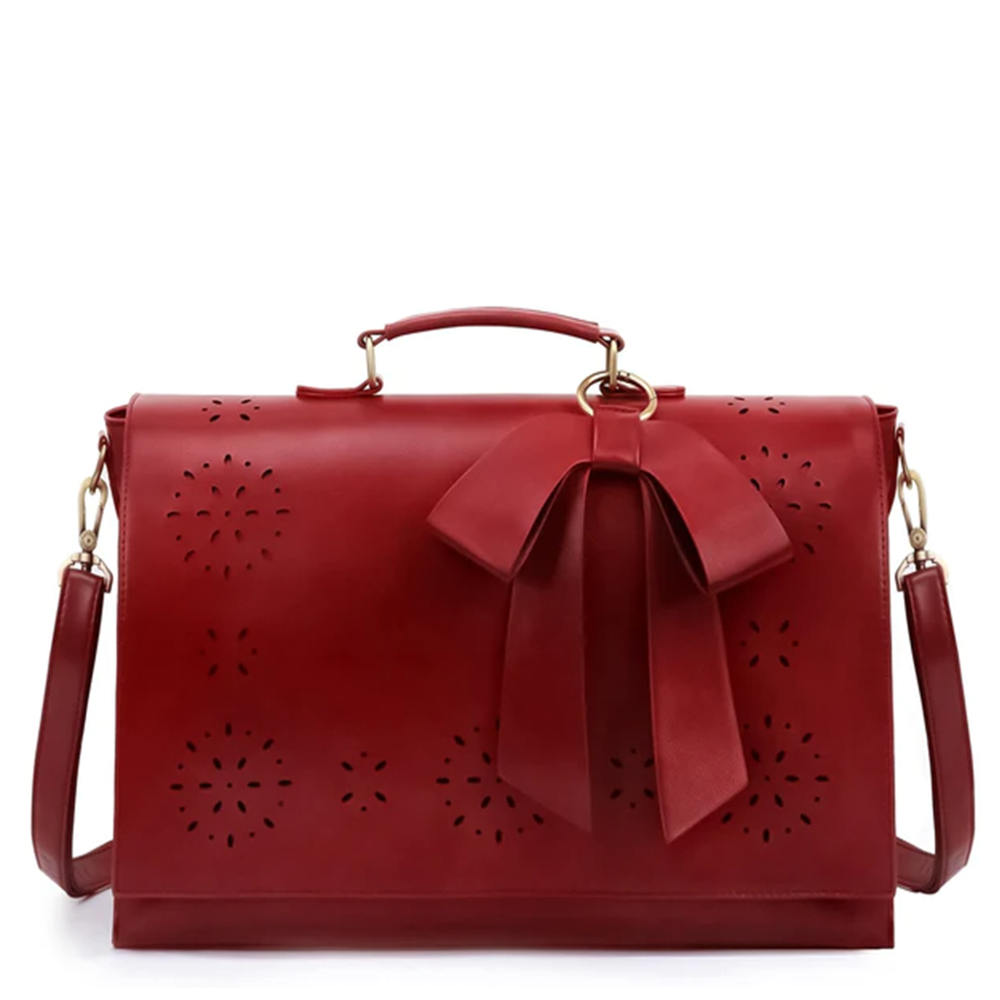 Elegante Schleifen Handtasche mit Blumendetail für Damen