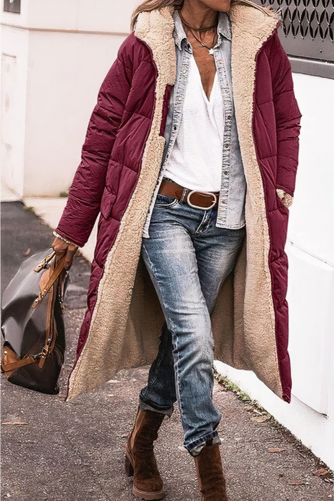 Damen Parka Mantel Mit Trendigem Schnitt