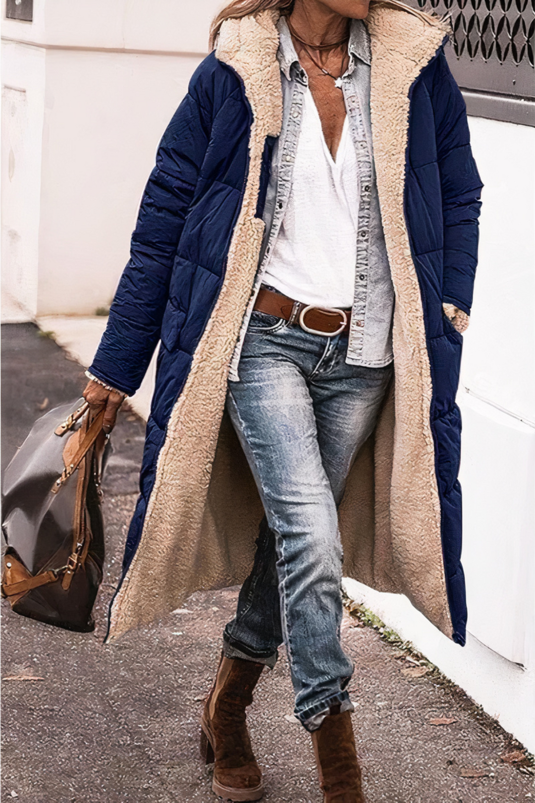 Damen Parka Mantel Mit Trendigem Schnitt