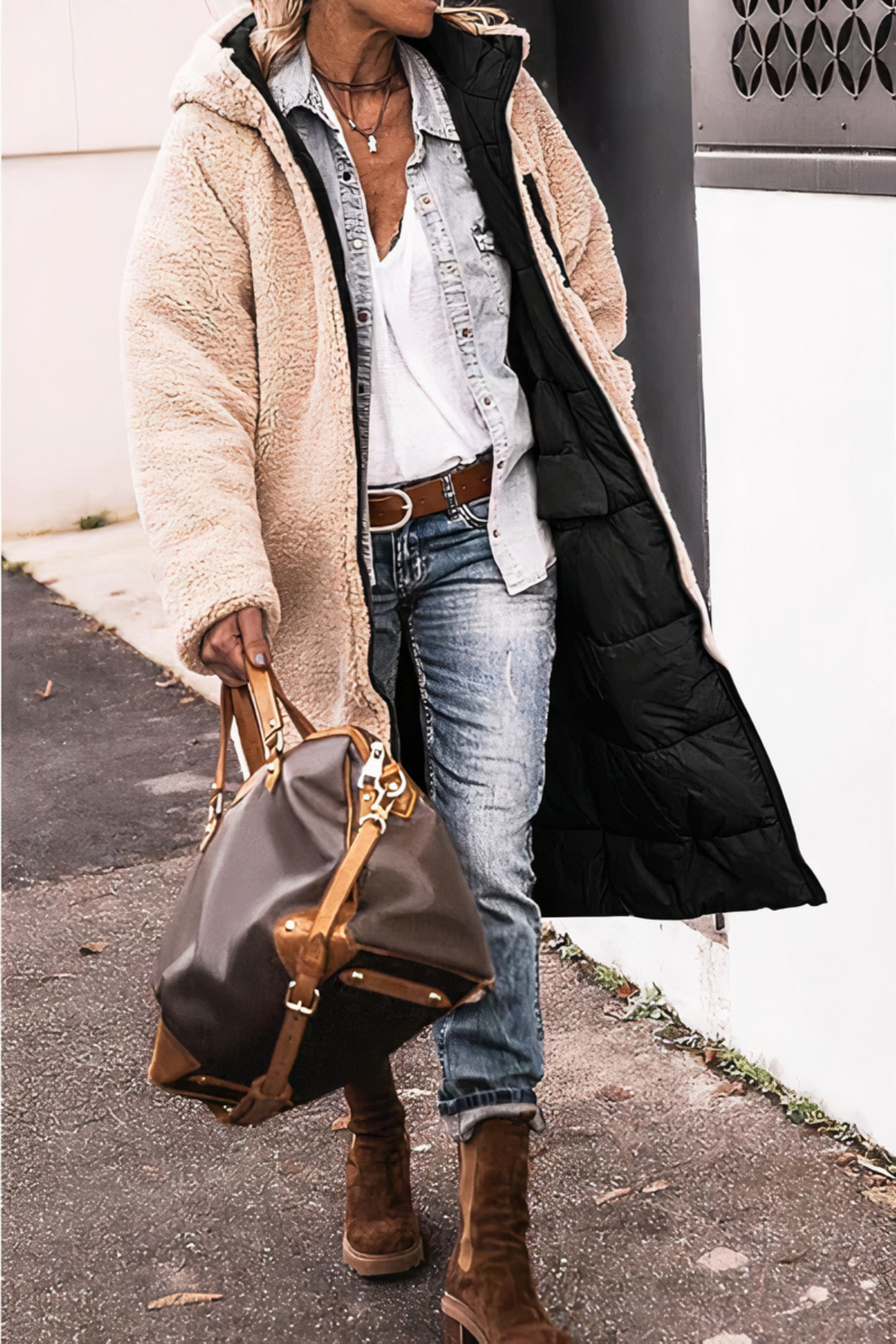 Damen Parka Mantel Mit Trendigem Schnitt
