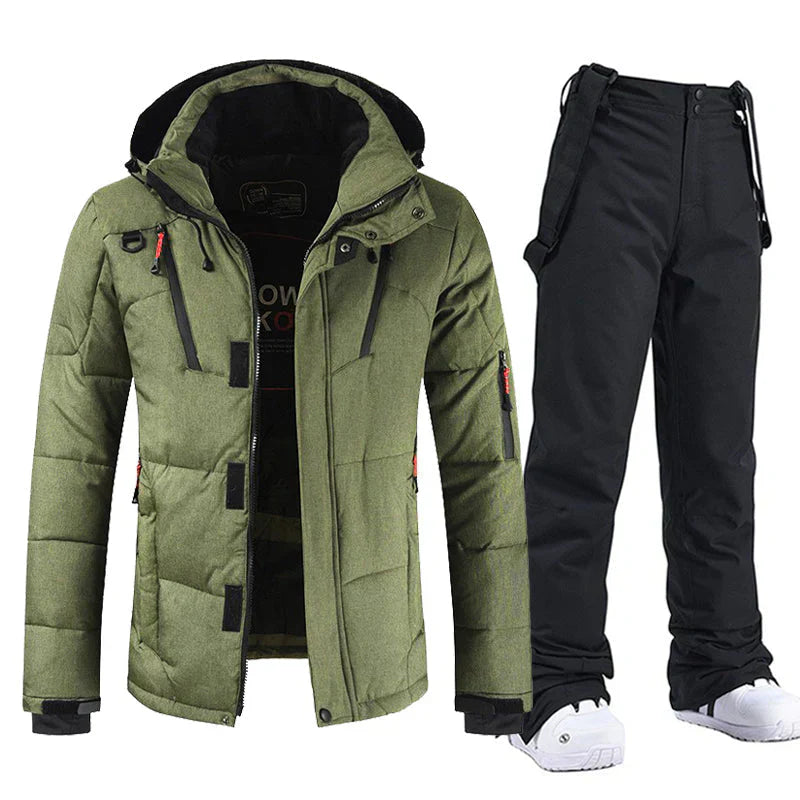 Herren Ski Set Mit Jacke Und Bundhose Wasser- Und Windabweisend