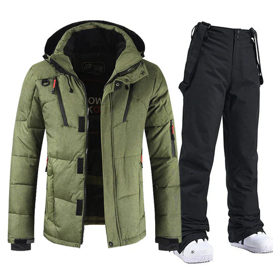 Herren Ski Set Mit Jacke Und Bundhose Wasser- Und Windabweisend
