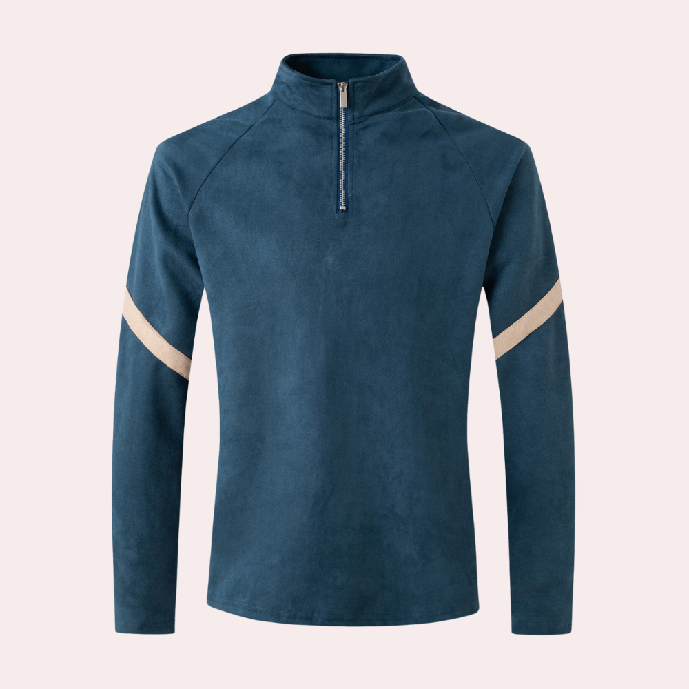 Herren Pullover Aus Wollmischung Mit Klassischem Schnitt