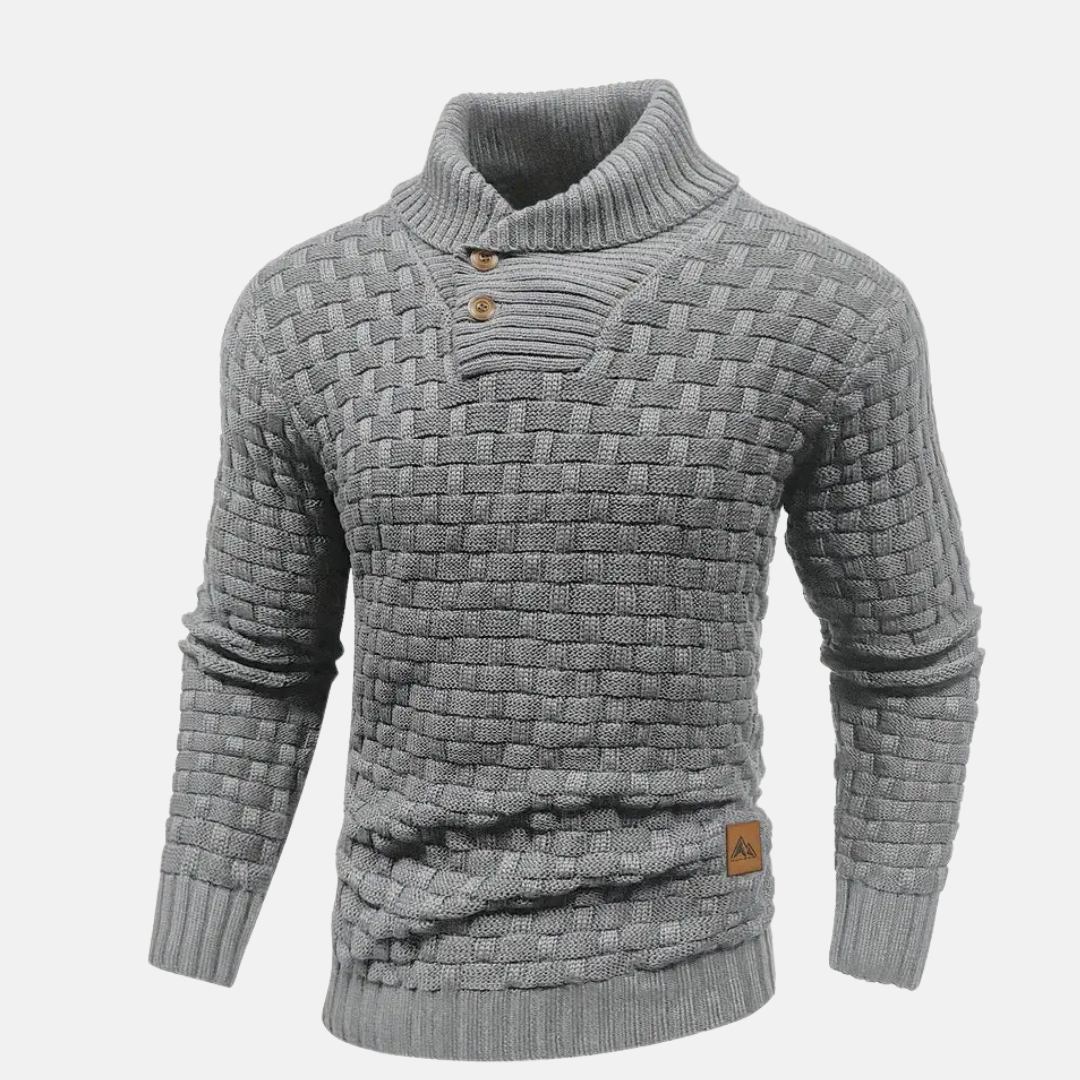Herren Klassischer Strickpullover Mit Modernem Design