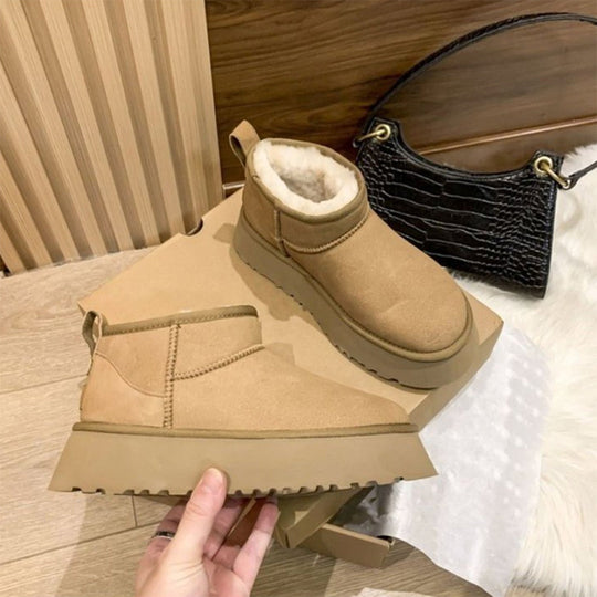 Damen Winterstiefel Mit Warmfutter Und Rutschfester Sohle