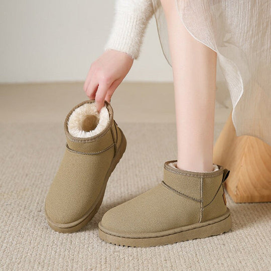 Damen Winterstiefel Mit Warmfutter Und Rutschfester Sohle
