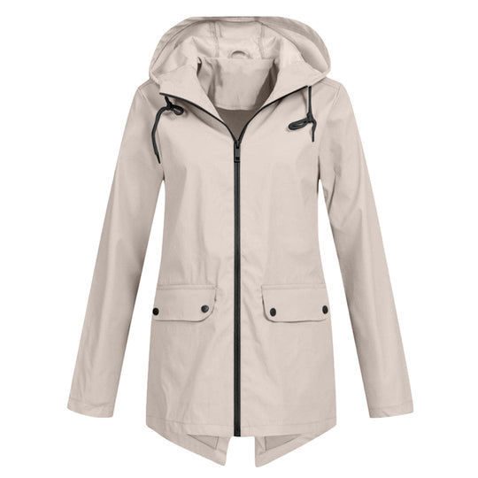 Damen Kapuzenjacke Mit Klassischem Schnitt