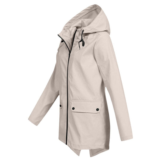 Damen Kapuzenjacke Mit Klassischem Schnitt
