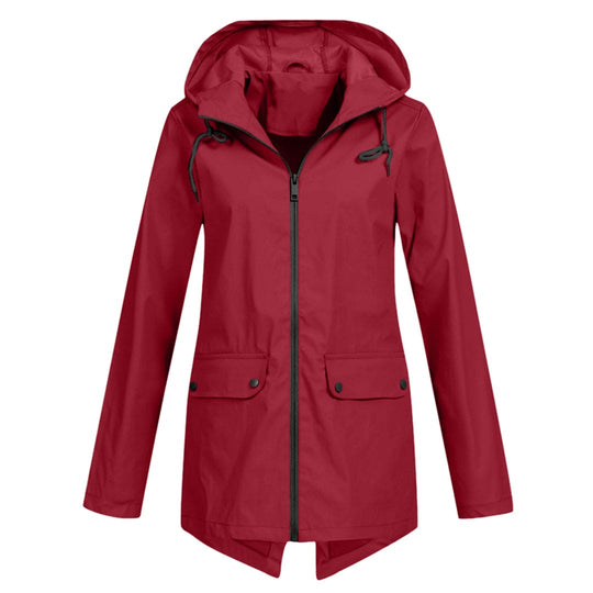 Damen Kapuzenjacke Mit Klassischem Schnitt