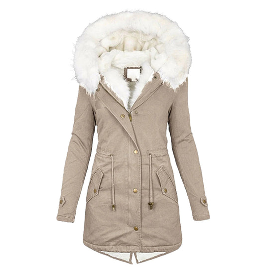 Damen Winterjacke Mit Kapuze