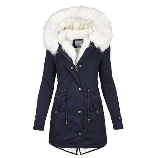 Damen Winterjacke Mit Kapuze