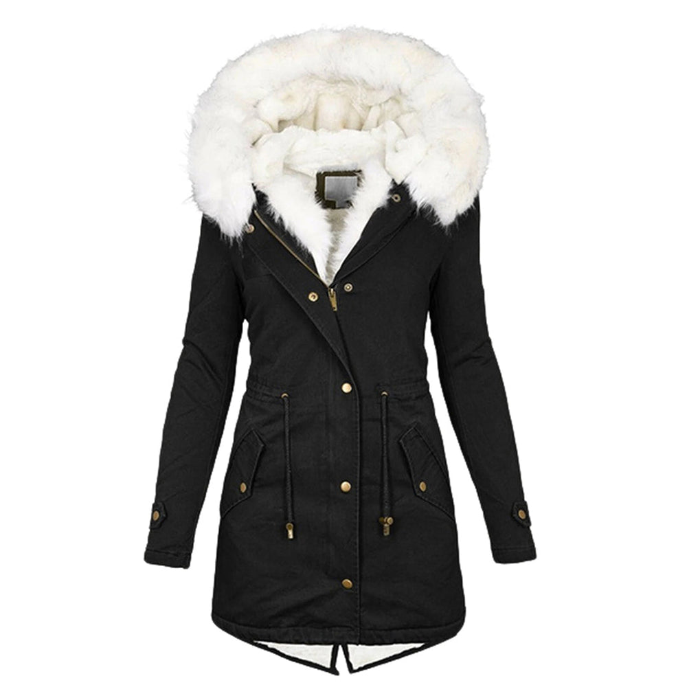 Damen Winterjacke Mit Kapuze
