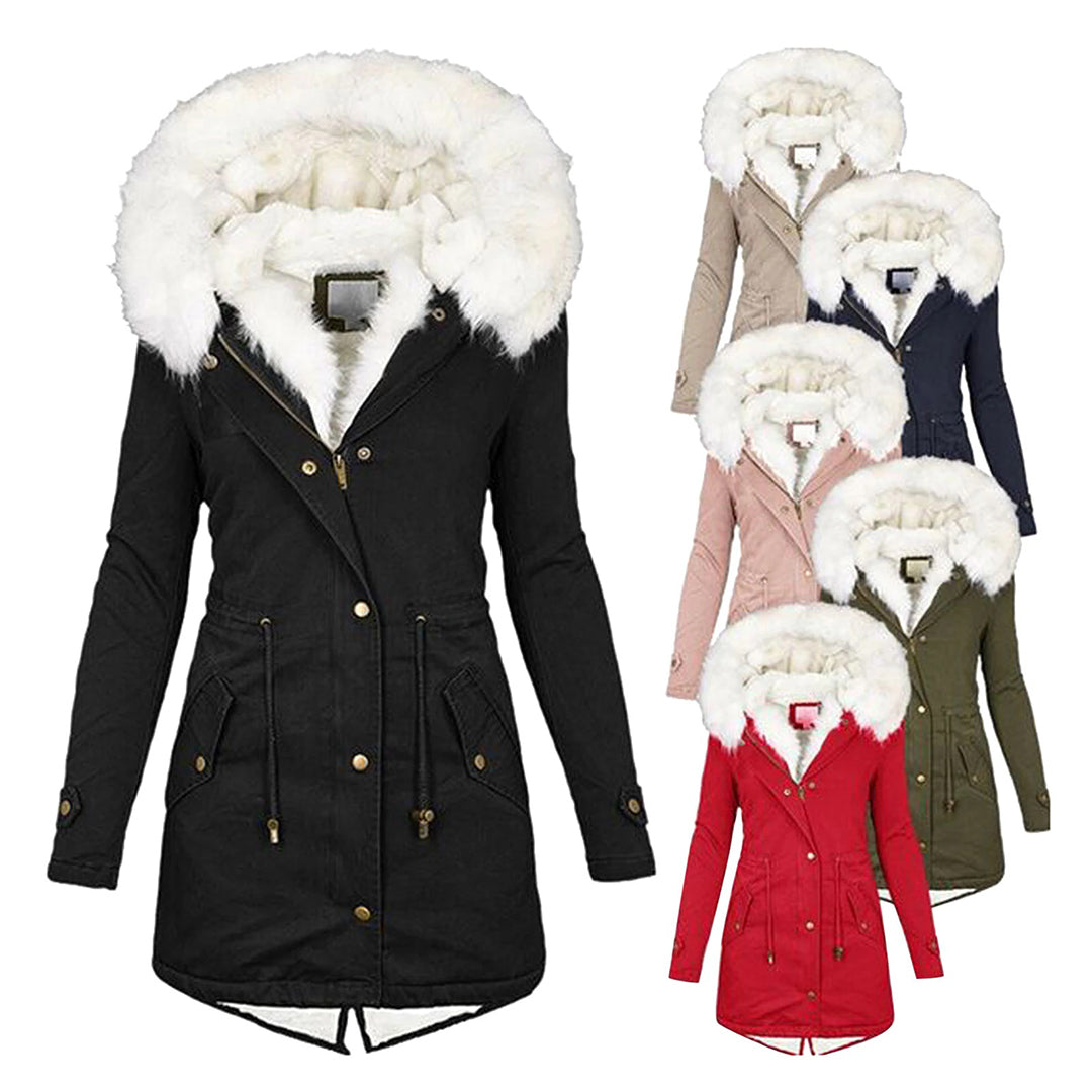 Damen Winterjacke Mit Kapuze