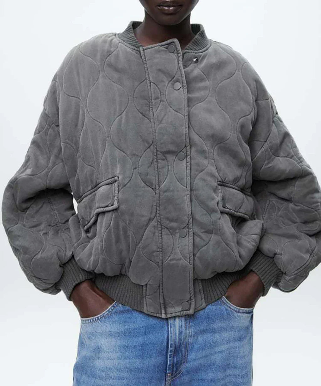 Damen Jacke Mit Entspanntem Stilvollen Design