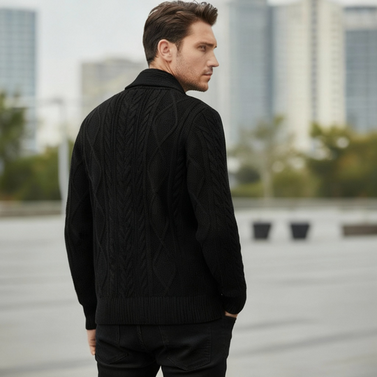 Cardigan mit Knopfleiste und Taschen für Herren