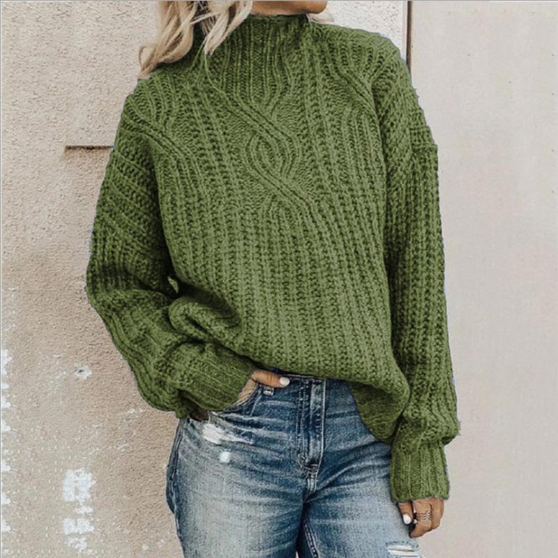 Damen Eleganter Pullover Mit Klassischem Schnitt
