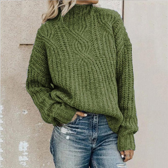 Damen Eleganter Pullover Mit Klassischem Schnitt