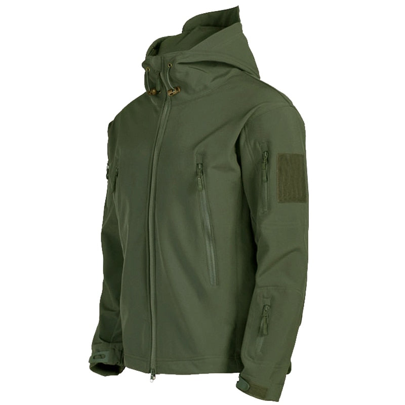 Herren Outdoor Jacke Mit Taschen Und Kapuze