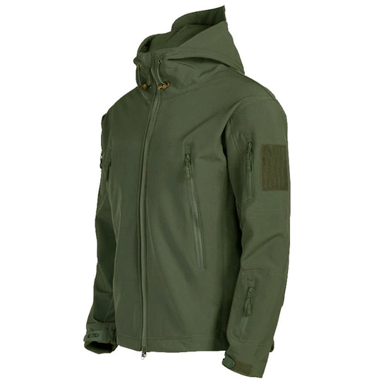 Herren Outdoor Jacke Mit Taschen Und Kapuze