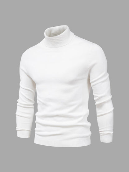 Rollkragenpullover mit zeitlosem Design für Herren