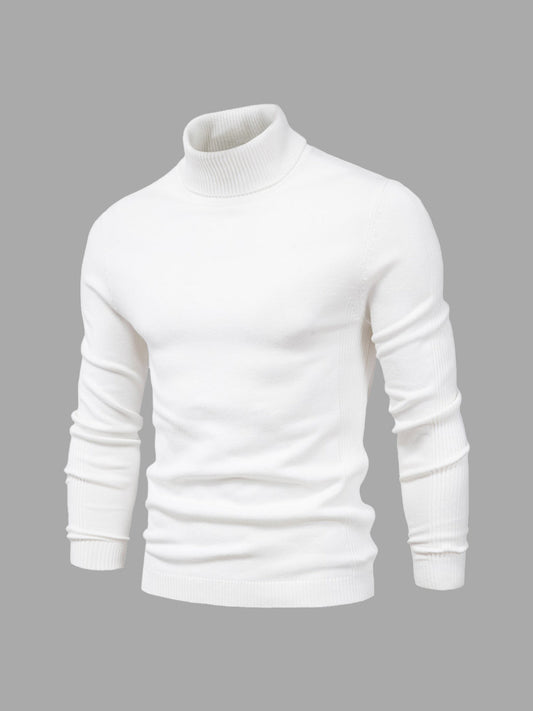 Rollkragenpullover mit zeitlosem Design für Herren