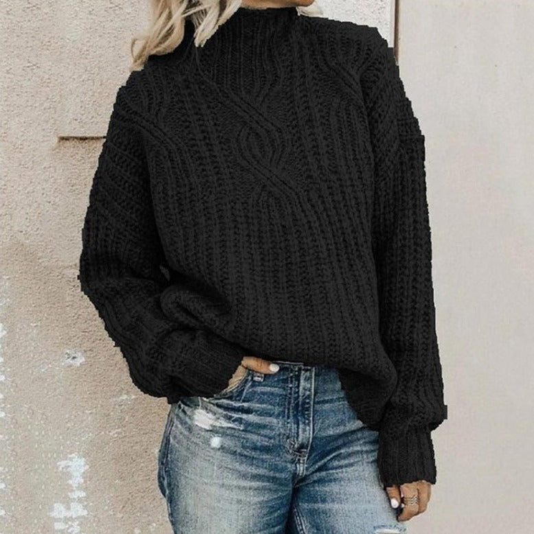 Damen Eleganter Pullover Mit Klassischem Schnitt