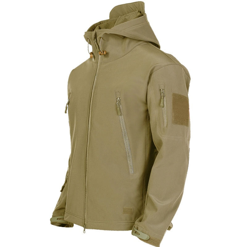 Herren Outdoor Jacke Mit Taschen Und Kapuze