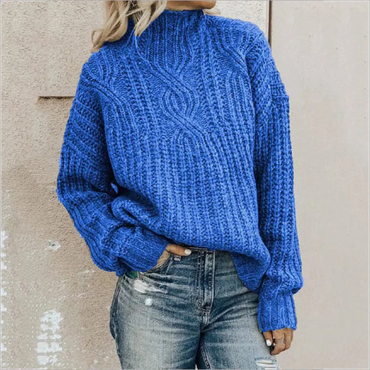 Damen Eleganter Pullover Mit Klassischem Schnitt