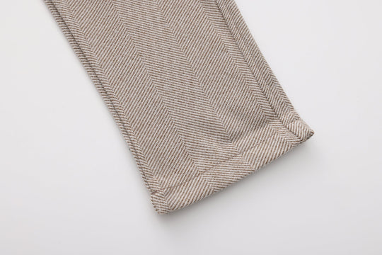 Herren Herringbone Stoffhose