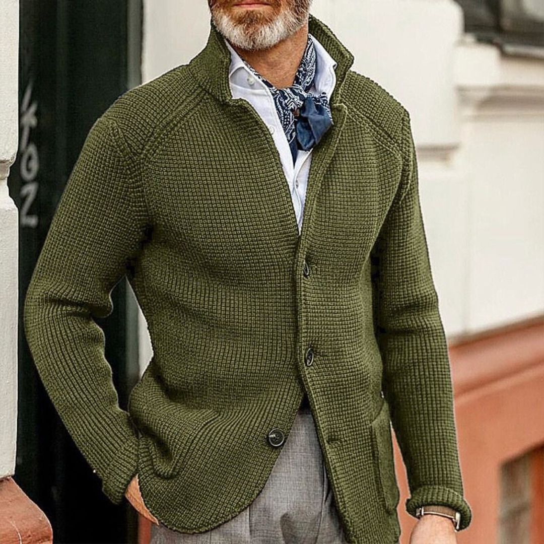 Herren Cardigan Mit Zeitlosem Design